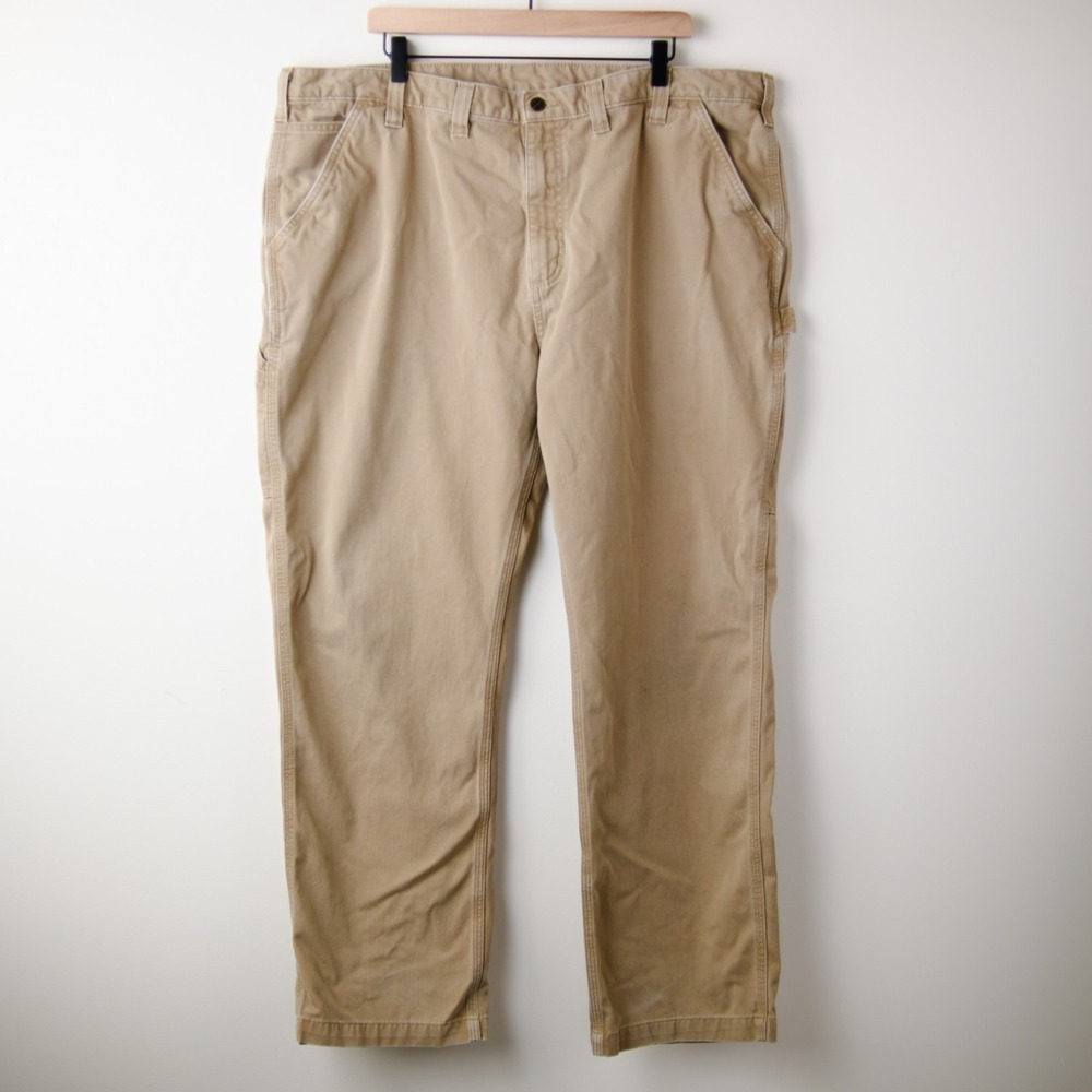 Carhartt Relaxed Straight Twill Dungaree Pants‎ 44x32 B324 DKH Carpenter Grunge